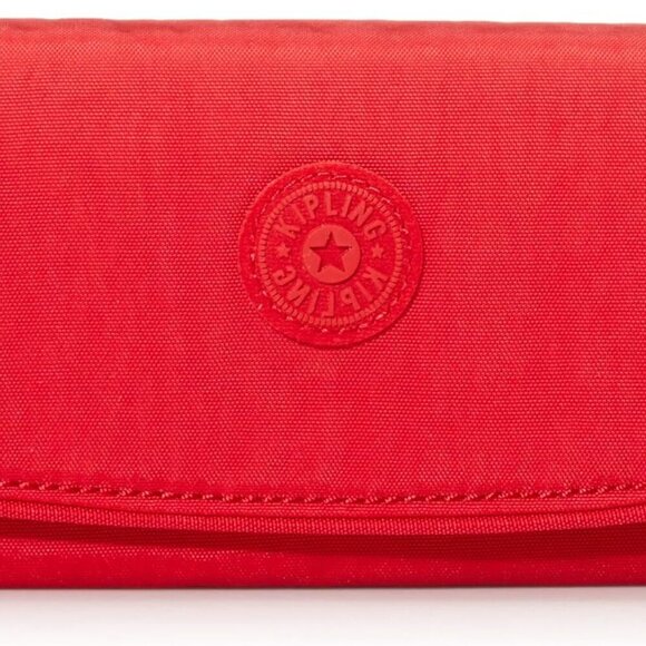 Money Land RFID Wallet Womens Red Rouge Polyester Organizer Travel Secure - Picture 4 of 9